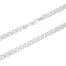 Łańcuszek srebrny pr. 925 łańcuch GARIBALDI 7,6 mm LGR002