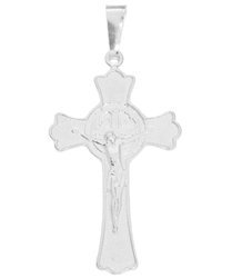 Krzyżyk srebrny z wizerunkiem Jezusa MO151