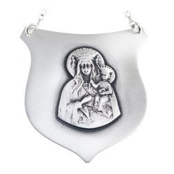 Ryngraf srebrny 925 Matka Boża Częstochowska R13