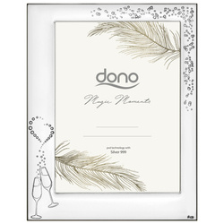 Ramka srebrna z kieliszkami DS201