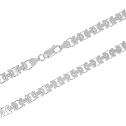 Łańcuszek srebrny pr. 925 splot królewski etruski etruska łańcuch 6,2 mm ET050