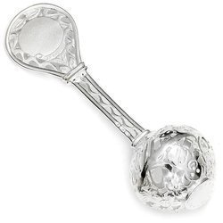 Grzechotka srebrna pr. 925 Chrzest Narodziny Dziecka G23