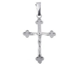 Krzyżyk srebrny z wizerunkiem Jezusa MO038