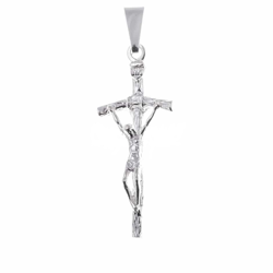 Krzyżyk srebrny papieski z wizerunkiem Jezusa MO101
