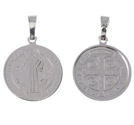 Medalik srebrny - Medalik Świętego Benedykta MM090