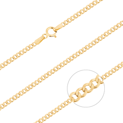 Złoty Łańcuszek pr. 585 Pancerka szer. 2,5 mm ZL044