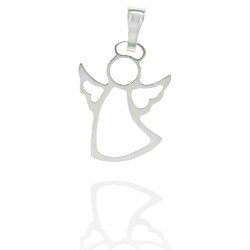Srebrna zawieszka aniołek MM147