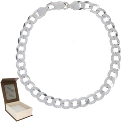 Srebrna Bransoleta Męska 6,6 mm srebro pr 925