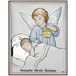 Obrazek srebrny Aniołek Twój Anioł Stróż DS32C