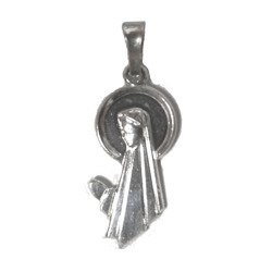 Medalik srebrny - Święta Siostra Faustyna MM106