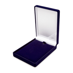 Pudełko flokowe niebieskie P8/FLOKNIEB