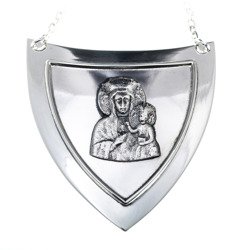 Ryngraf srebrny 925 Matka Boska Częstochowska R19