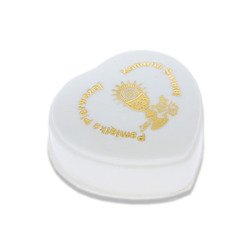 Komunia PUDEŁKO plastikowe serce z napisem P20/R3A/KBZ