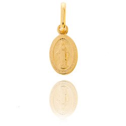 Złoty medalik pr. 585 Cudowny M.B. Niepokalana ZM001