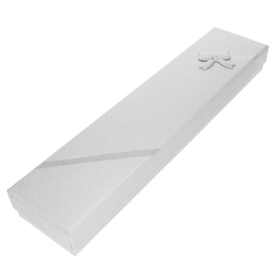 Pudełko jubilerskie na bransoletkę z kokardą srebrne P40/2SREBRNE