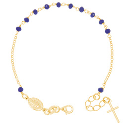 Różaniec srebrny - bransoletka różańcowa na rękę, dziesiątek, 3,0-3,5 g, srebro pr. 925 BRS58