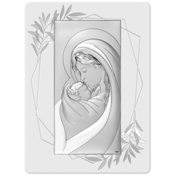 Obrazek Srebrny Matka Boska z dzieciątkiem DS130FO