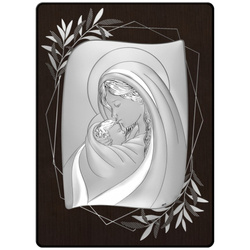 Obrazek Srebrny Matka Boska z dzieciątkiem DS133FOM