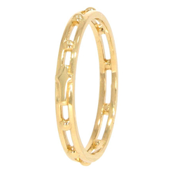 Różaniec złoty na palec obrączka różańcowa dziesiątek ażurowy złoto pr. 585 ZRP06