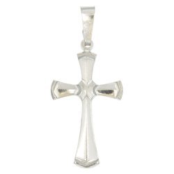 Krzyżyk srebrny - nowoczesny wzór MM127