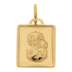 Złoty medalik pr. 585  Matka Boska Częstochowska ZM123