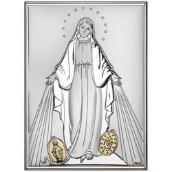 Obrazek Srebrny Matka Boska Niepokalana DS49O