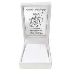 Pudełko skórzane białe PGZ-3/NA/A1/GS