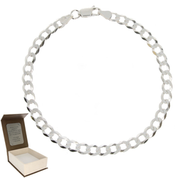 Srebrna Bransoleta Męska 6,6 mm srebro pr 925