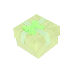 Pudełko z kokardą zielone PEN-2/ZIELONE