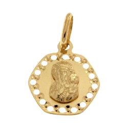 Złoty medalik pr. 585  M.B. Częstochowska ZM128