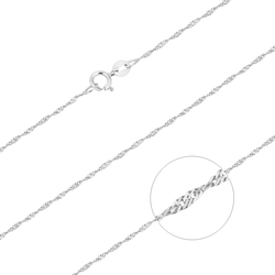 Łańcuszek srebrny pr. 925 singapur 1,6 mm LSN025