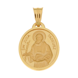 Złoty medalik pr. 585 Święty Juda Tadeusz ZM139