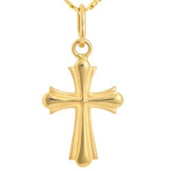 Złoty krzyżyk pr. 585 Krzyżyk 2D ZK040