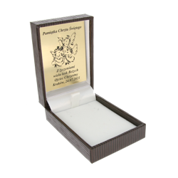 Pudełko skórzane brązowe PDH-3/A21/GZ