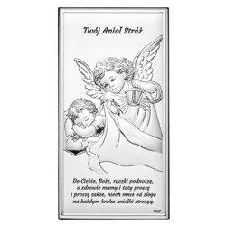 Obrazek srebrny Aniołek Twój Anioł Stróż DS02