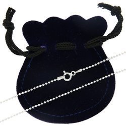 Łańcuszek srebrny pr. 925 kulka 1,2 mm KULKA02