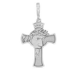 Krzyżyk srebrny z wizerunkiem Pana Jezusa srebro pr. 925 SK012