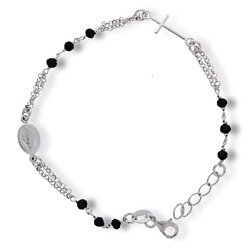 Różaniec srebrny - bransoletka na rękę 3,2-3,6 g srebro pr. 925 BRS07