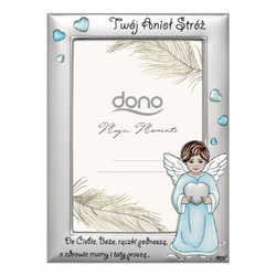 Ramka srebrna Anioł Stróż DS100CC