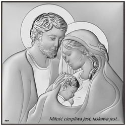 Obrazek Srebrny Święta Rodzina DS115