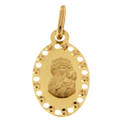 Złoty medalik pr. 585  Matka Boska Częstochowska ZM127