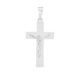 Krzyżyk srebrny z wizerunkiem Jezusa MO141