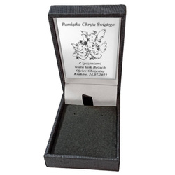 Pudełko skórzane czarne PGZ-3/A25/GS