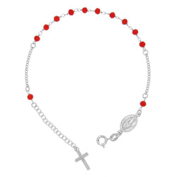 Różaniec srebrny - bransoletka na rękę 2,9-3,3 g, srebro pr. 925 BRS11