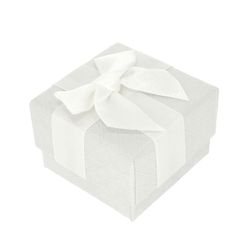 Pudełko z kokardą białe PAT-2/A1