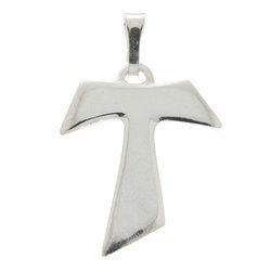 Krzyż srebrny - TAU 2,5cm MO019