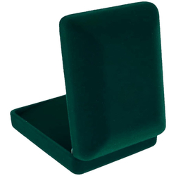 Pudełko flokowe zielone P7/FLOKZIEL