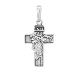 Krzyżyk srebrny z wizerunkiem Pana Jezusa srebro pr. 925 SK007