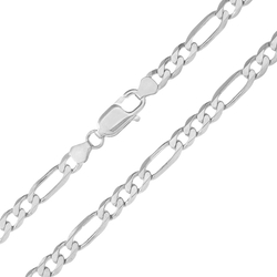 Łańcuszek srebrny pr. 925 figaro 5,2 mm A3P120