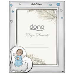 Ramka srebrna Anioł Stróż DS55CC